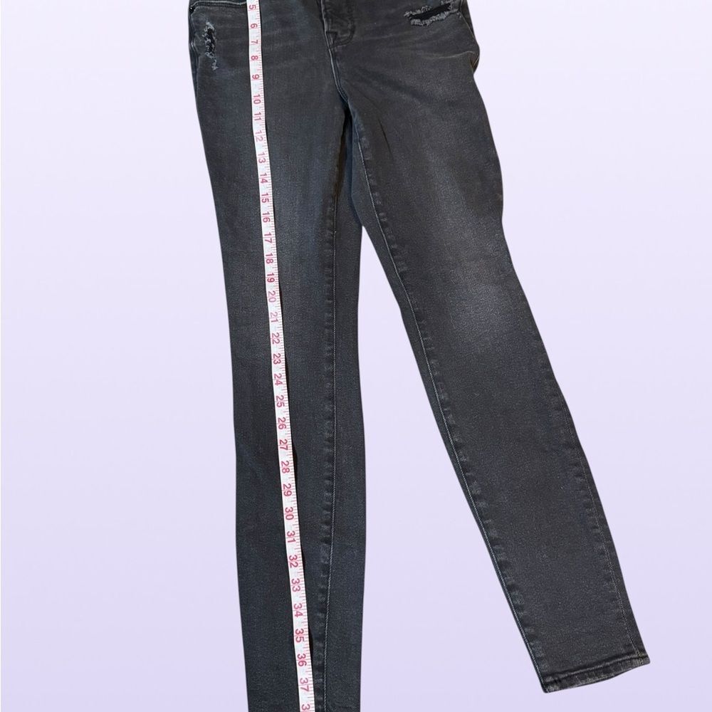 Good American Women’s “Good Legs” High Rise Distressed Skinny Jeans Size 2/26 - Picture 3 of 14